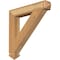 Ekena Millwork Traditional Arts & Crafts Rough Sawn Bracket, Western Red Cedar, 4"W x 26"D x 26"H BKT04X26X26TRA03RWR - alternate 1